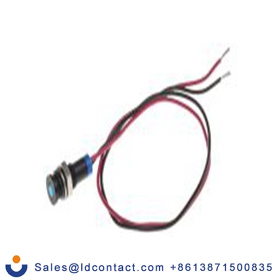 RS PRO 700-1858  蓝色 面板安装指示器, 2 V dc 导线端接, 平齐边框, IP40