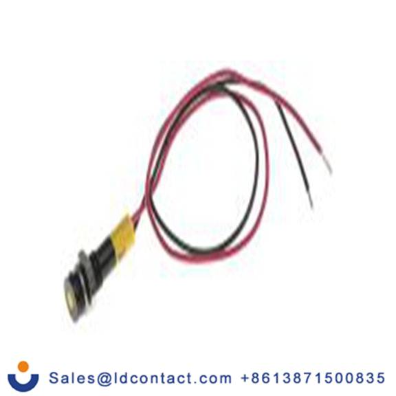 RS PRO 700-1886  黄色 面板安装指示器, 24 V dc 导线端接, 平齐边框, IP40