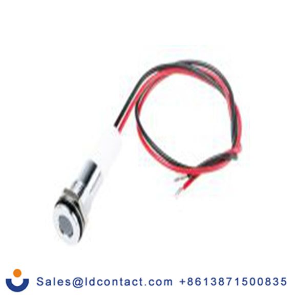 RS PRO 700-1934  白色 面板安装指示器, 24 V dc 导线端接, 平齐边框, 银色边框, IP40