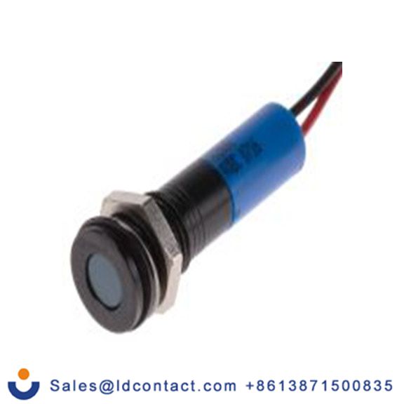 RS PRO 700-2000  蓝色 面板安装指示器, 24 V dc 导线端接, 平齐边框, IP40