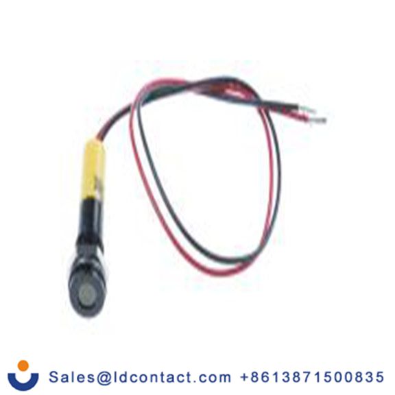 RS PRO 700-2006  黄色 面板安装指示器, 24 V dc 导线端接, 平齐边框, IP40