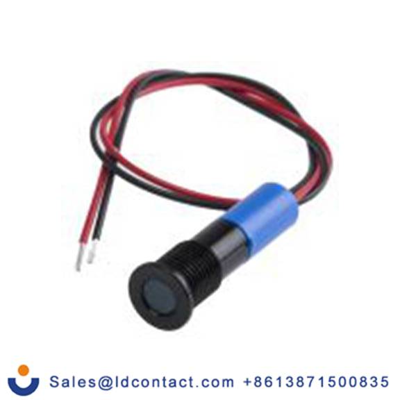 RS PRO 700-2028  蓝色 面板安装指示器, 220 V ac 导线端接, 平齐边框, IP40