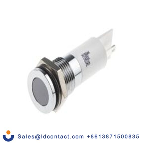 RS PRO 703-8844  白色 面板安装指示器, 24 V dc 焊接片端接, 平齐边框, 银色边框, IP40