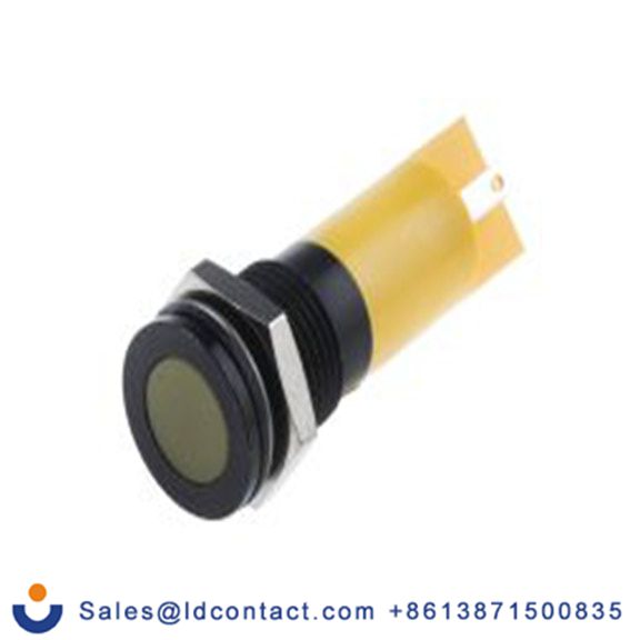 RS PRO 703-8894  黄色 面板安装指示器, 24 V dc 焊接片端接, 平齐边框, IP40