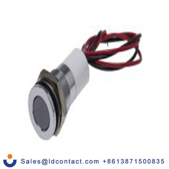 RS PRO 703-8936  白色 面板安装指示器, 12 V dc 导线端接, 平齐边框, 银色边框, IP40