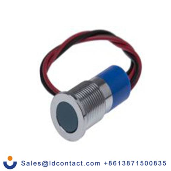 RS PRO 703-8951  蓝色 面板安装指示器, 24 V dc 导线端接, 平齐边框, 银色边框, IP40