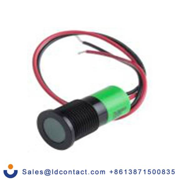 RS PRO 703-8982  绿色 面板安装指示器, 12 V dc 导线端接, 平齐边框, IP40