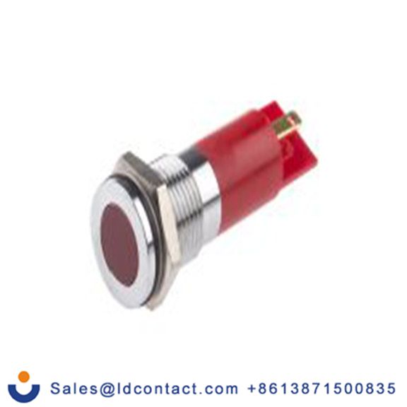 RS PRO 703-9030  红色 面板安装指示器, 36 V dc, 6 V dc 焊接片端接, 平齐边框, 银色边框, IP40