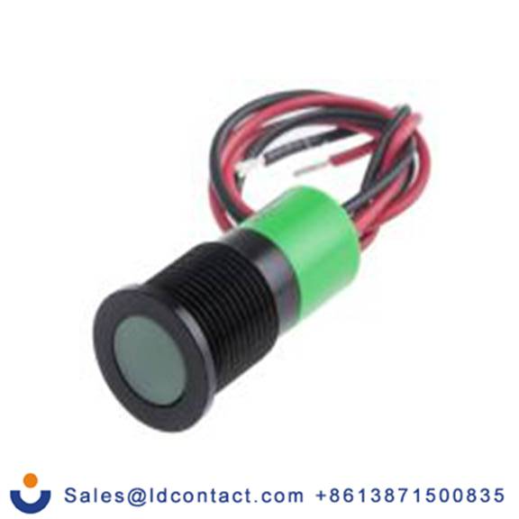 RS PRO 703-9052  绿色 面板安装指示器, 36 V dc, 6 V dc 焊接片端接, 平齐边框, IP40