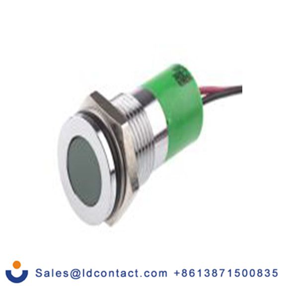 RS PRO 703-9070  绿色 面板安装指示器, 36 V dc, 6 V dc 导线端接, 平齐边框, 银色边框, IP40