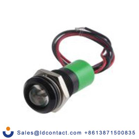 RS PRO 722-7495  绿色 面板安装指示器, 110 V ac 导线端接, 凸型边框, IP40