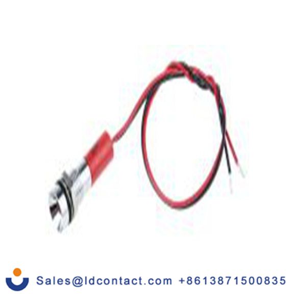 RS PRO 722-7741  红色 面板安装指示器, 12 V dc 导线端接, 凹入式边框, 银色边框, IP40