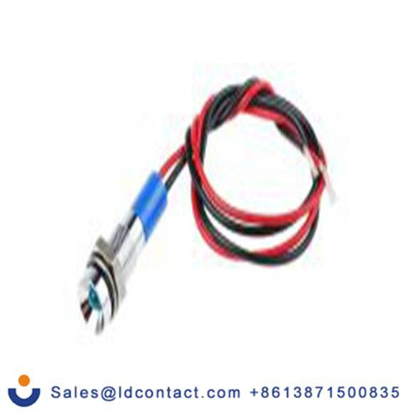 RS PRO 722-7779  蓝色 面板安装指示器, 24 V dc 导线端接, 凹入式边框, 银色边框, IP40