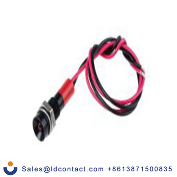 RS PRO 722-7820  红色 面板安装指示器, 12 V dc 导线端接, 凹入式边框, IP40
