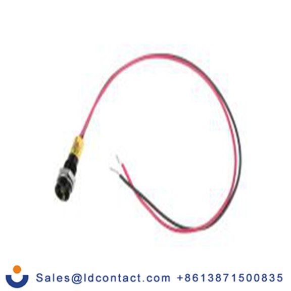 RS PRO 722-7849  黄色 面板安装指示器, 24 V dc 导线端接, 凹入式边框, IP40