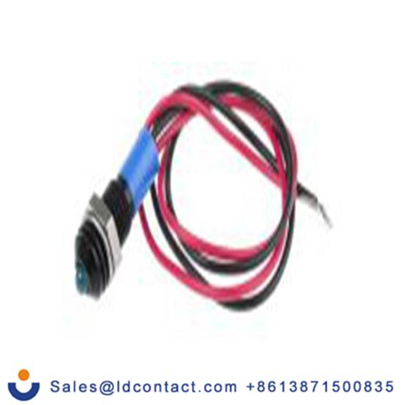 RS PRO 722-7870  蓝色 面板安装指示器, 12 V dc 导线端接, 凸型边框, IP40