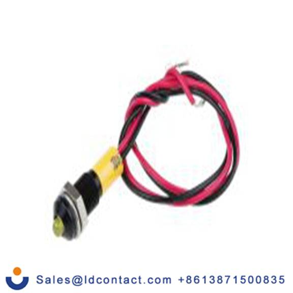 RS PRO 722-7883  黄色 面板安装指示器, 24 V dc 导线端接, 凸型边框, IP40