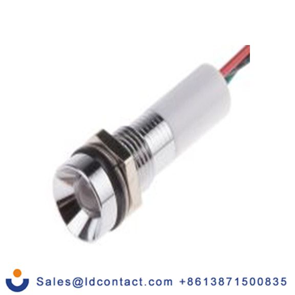 RS PRO 723-9444  面板安装指示器, 24 V dc 导线端接, 凹入式边框, 银色边框, IP40