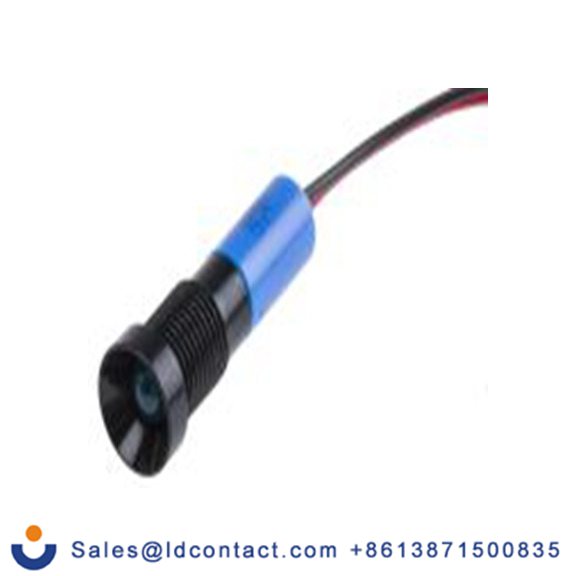 RS PRO 723-9498  蓝色 面板安装指示器, 12 V dc 导线端接, 凹入式边框, IP40