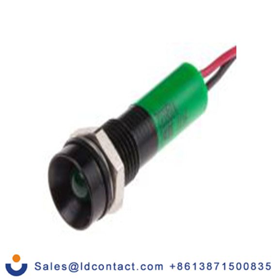 RS PRO 723-9514  绿色 面板安装指示器, 24 V dc 导线端接, 凹入式边框, IP40
