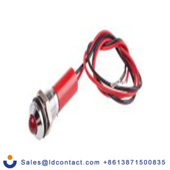 RS PRO 723-9609  红色 面板安装指示器, 110 V ac 导线端接, 凸型边框, 银色边框, IP40