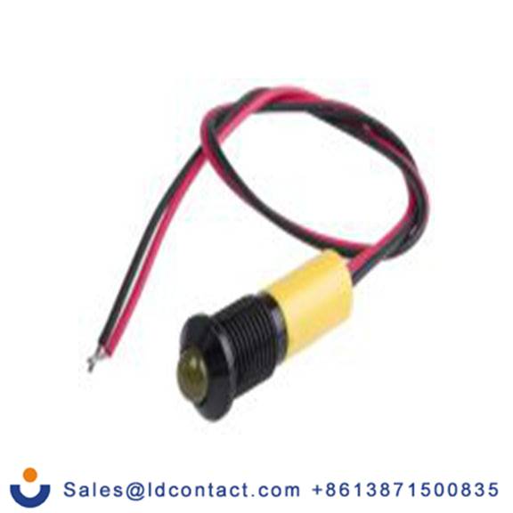 RS PRO 723-9693  黄色 面板安装指示器, 220 V ac 导线端接, 凸型边框, IP40