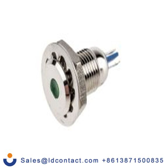 RS PRO 820-0582  绿色 面板安装指示器, 24 V 导线端接, 凸型边框, IP40