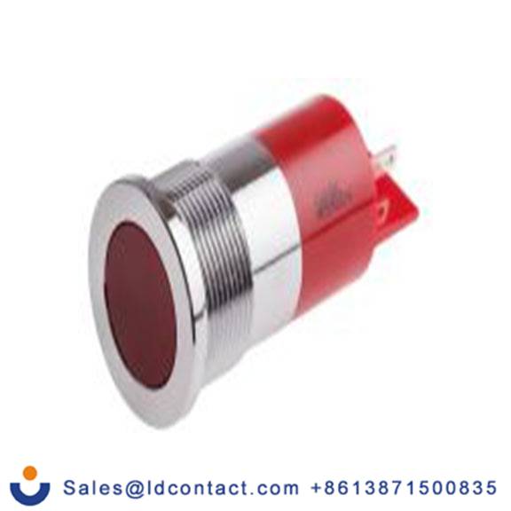RS PRO 833-2904  红色 面板安装指示器, 110 V dc, 平齐边框, 银色边框, IP40