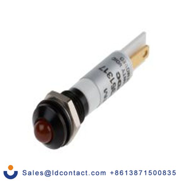 RS PRO 843-2486  橙色 面板安装指示器, 21.6 V dc, 26.4 V dc, 凸型边框, IP40