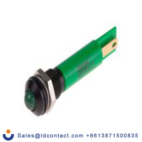 RS PRO 846-2847  绿色 面板安装指示器, 220 V ac, 凸型边框, IP40