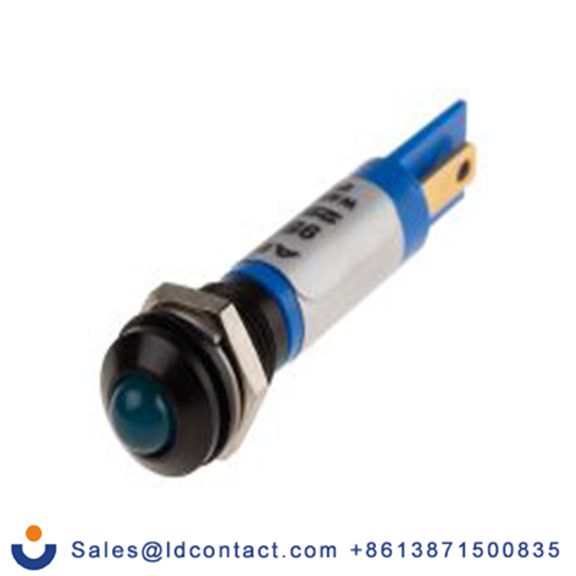 RS PRO 846-2850  蓝色 面板安装指示器, 220 V ac, 凸型边框, IP40