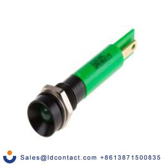 RS PRO 846-2881  绿色 面板安装指示器, 220 V ac, 凹入式边框, IP40