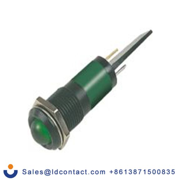 RS PRO 210-147  绿色 面板安装指示器, 110 V ac 焊接片端接, 凸型边框, IP40