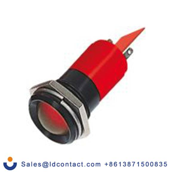 RS PRO 209-793  红色 面板安装指示器, 24 V ac 焊接片端接, 凸型边框