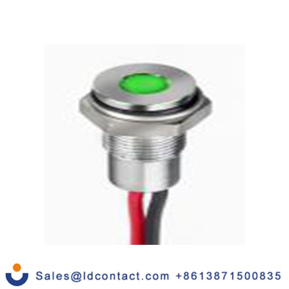 RS PRO 171-3778  绿色 面板安装指示器, 10.8 V dc, 13.2 V dc 导线端接, 平齐边框, 银色边框, IP40