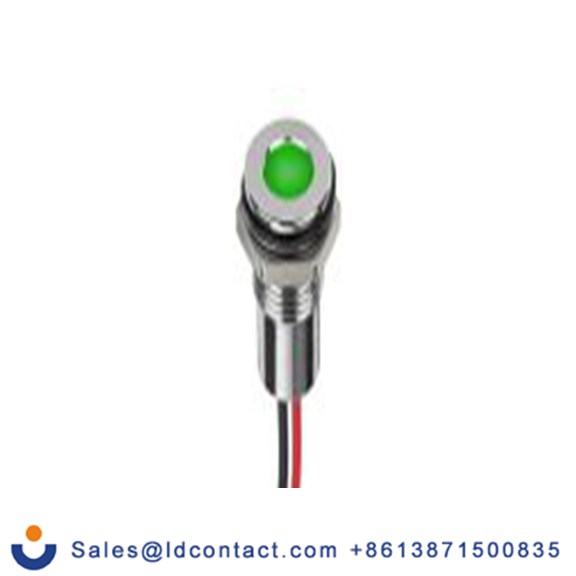 RS PRO 220-8959  面板安装 LED 绿色, 红色 面板安装指示器, 电线端接, IP40 24V dc 8 mm