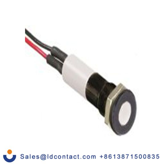 RS PRO 700-2019  白色 面板安装指示器, 24 V dc 导线端接, 平齐边框, IP40