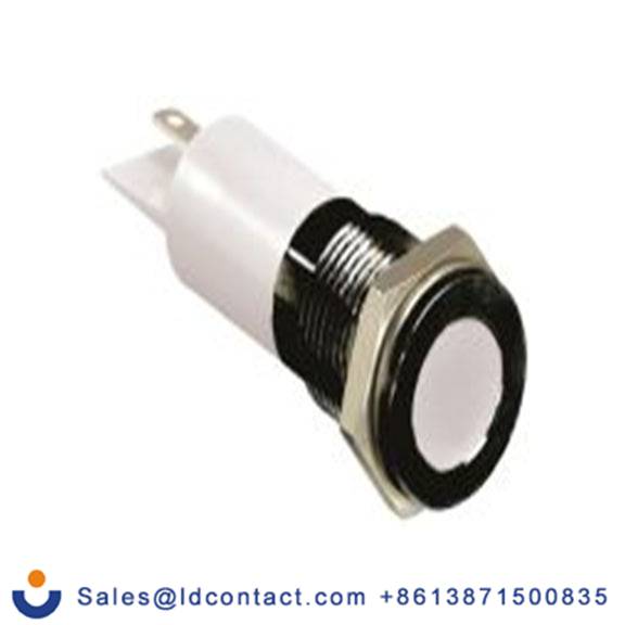 RS PRO 703-8888  白色 面板安装指示器, 12 V dc 焊接片端接, 平齐边框, IP40