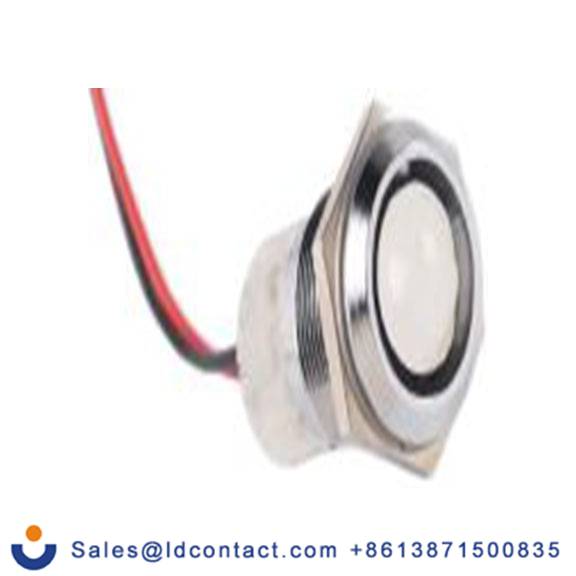 RS PRO 722-7479  白色 面板安装指示器, 110 V ac 导线端接, 凸型边框, 银色边框, IP40