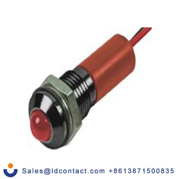 RS PRO 723-9390  红色 面板安装指示器, 2 V dc 导线端接, 凸型边框, IP40