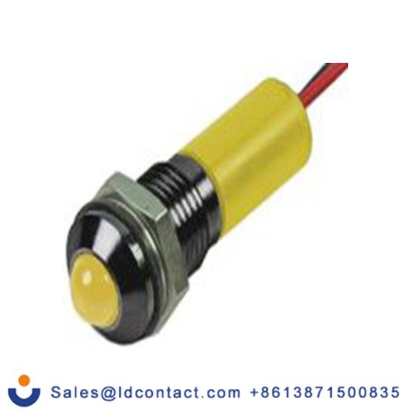 RS PRO 723-9674  黄色 面板安装指示器, 110 V ac 导线端接, 凸型边框, IP40