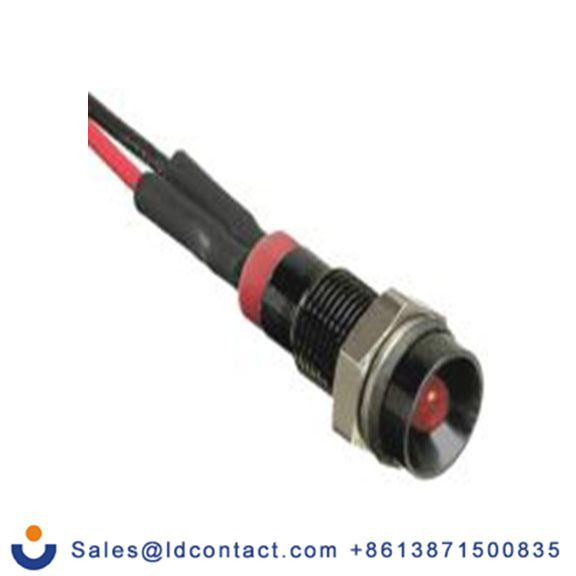 RS PRO 722-7722  红色 面板安装指示器, 2 V dc 导线端接, 凹入式边框, IP40