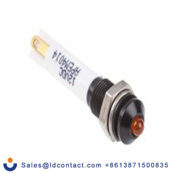 RS PRO 843-2442  橙色 面板安装指示器, 21.6 V dc, 26.4 V dc, 凸型边框, IP40