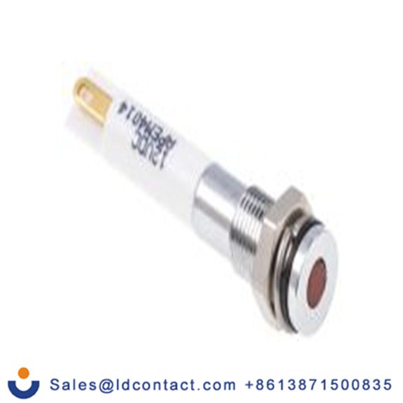 RS PRO 843-2492  橙色 面板安装指示器, 21.6 V dc, 26.4 V dc, 平齐边框, 银色边框, IP40