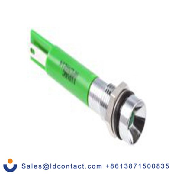 RS PRO 846-2746  绿色 面板安装指示器, 110 V ac, 凹入式边框, 银色边框, IP40