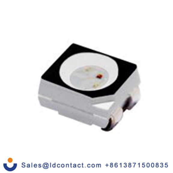 RS PRO 280-096  3.6 V 表面安装 面板安装 LED 指示灯, 彩色, PLCC 4, 4针