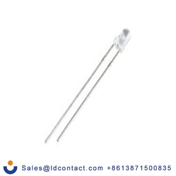 RS PRO 588-782 通孔 红外LED, 520 nm波长, 1个LED, 30 °半强, 圆形透镜