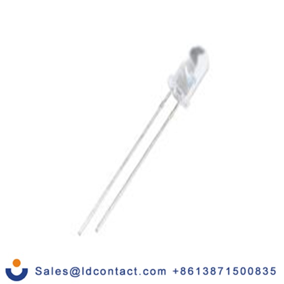 RS PRO 588-787 通孔 红外LED, 660 nm波长, 1个LED, 15 °半强, 圆形透镜