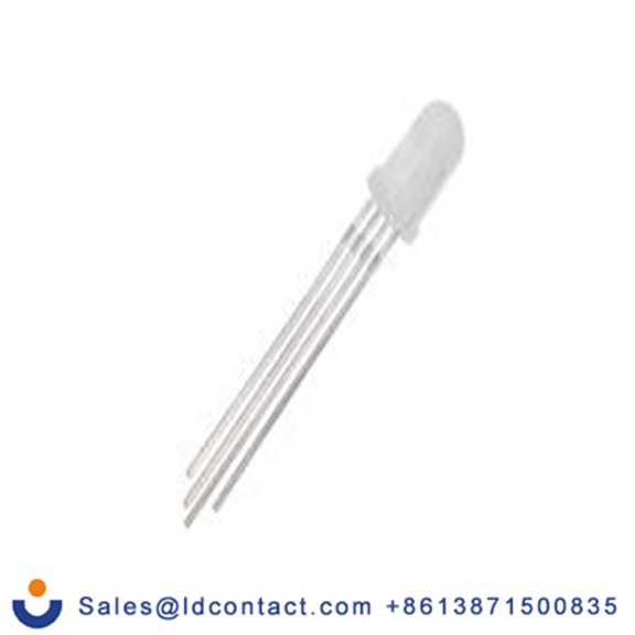 RS PRO 588-791 通孔 红外LED, 632 nm波长, 1个LED, 80 °半强, 4针, 圆形透镜