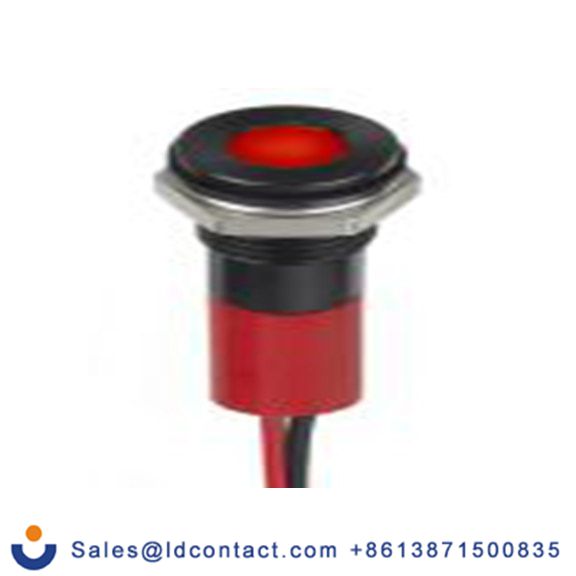 RS PRO 249-4313  指示器 鲜红色 面板安装指示器, 电线端接, IP40 24V dc 8 mm, Q8系列